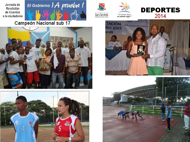 DEPORTES 2014 Campeón Nacional sub 17 Deportista del Año Intercambio Austria 