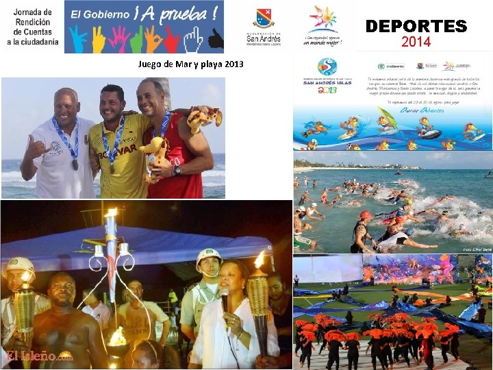 DEPORTES 2014 Juego de Mar y playa 2013 