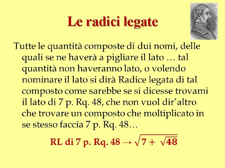 Le radici legate • 