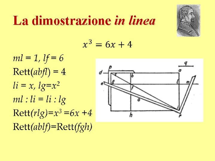 La dimostrazione in linea • 