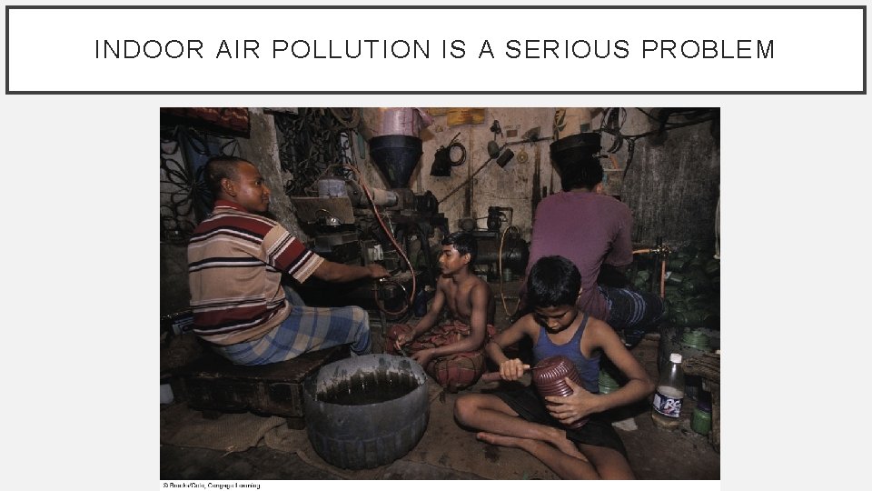 INDOOR AIR POLLUTION IS A SERIOUS PROBLEM 