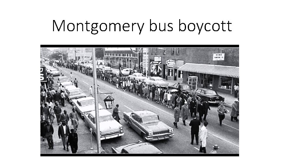 Montgomery bus boycott 