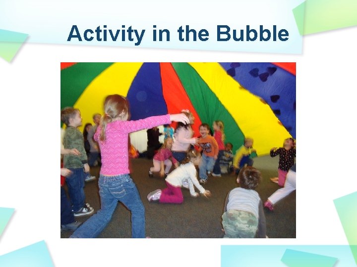 Activity in the Bubble 