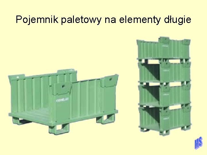 Pojemnik paletowy na elementy długie 