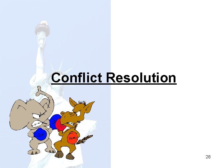Conflict Resolution 28 