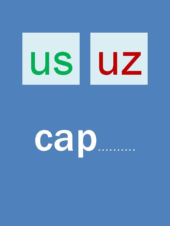 us uz cap . . 