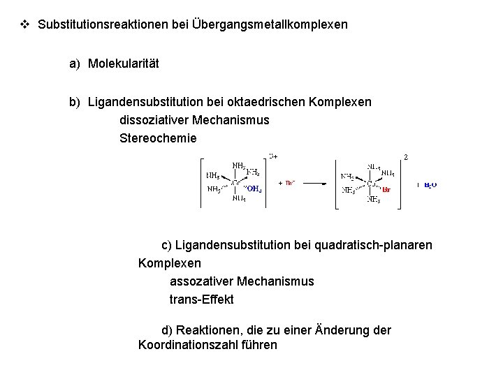 Anorganische Reaktionsmechanismen In Lsungen Konturkarte Der Energieflchen Des