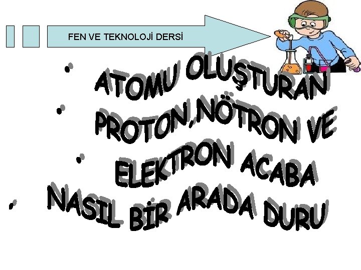 FEN VE TEKNOLOJİ DERSİ FEN VE TEKNOLOJİ DERSİ