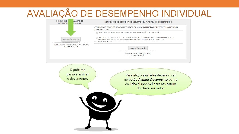 AVALIAÇÃO DE DESEMPENHO INDIVIDUAL 