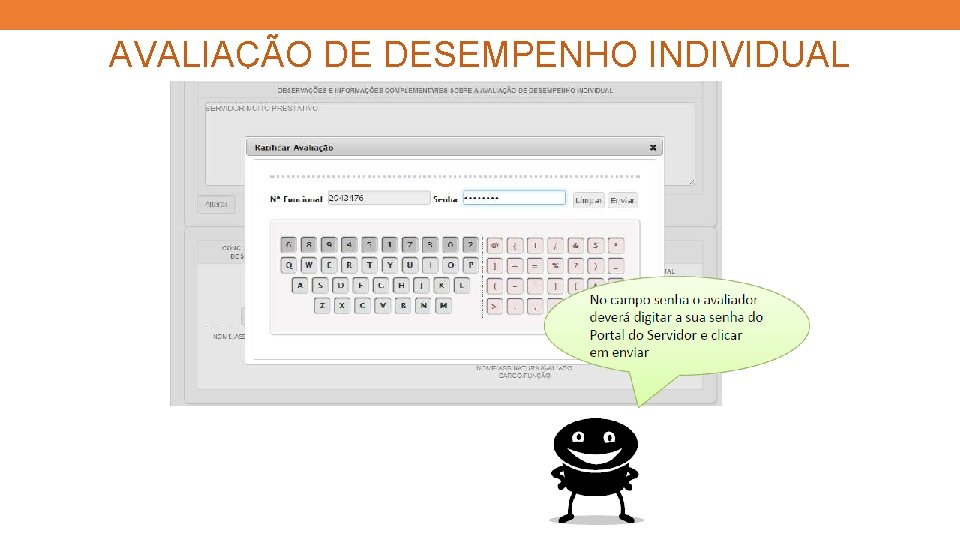 AVALIAÇÃO DE DESEMPENHO INDIVIDUAL 
