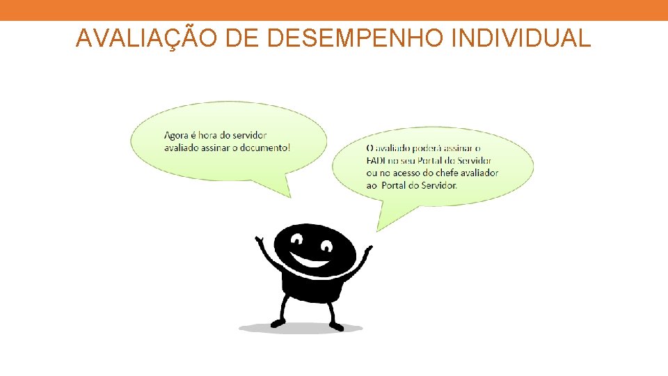 AVALIAÇÃO DE DESEMPENHO INDIVIDUAL 