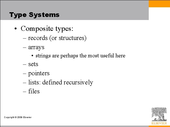 Chapter 7 Data Types Programming Language Pragmatics Michael