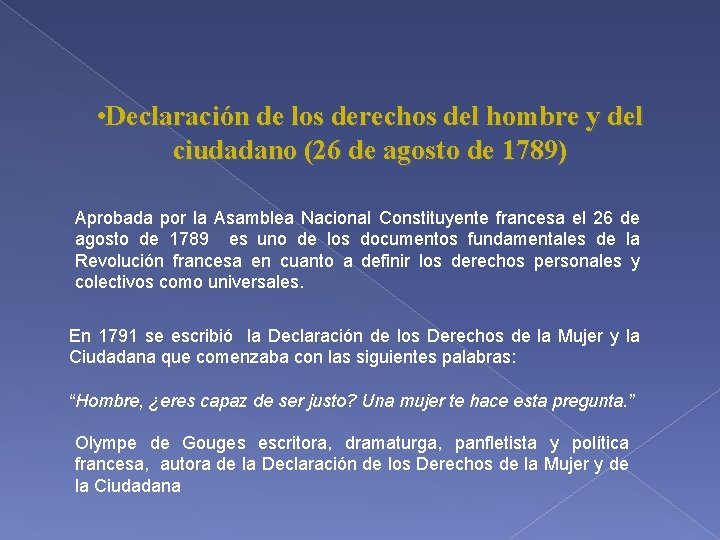 • Declaración de los derechos del hombre y del ciudadano (26 de agosto