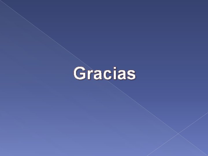 Gracias 