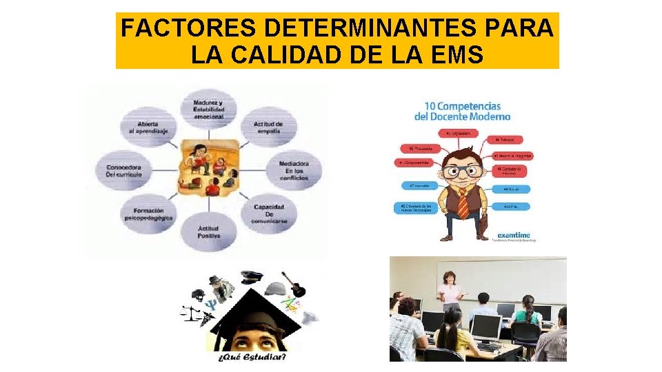 FACTORES DETERMINANTES PARA LA CALIDAD DE LA EMS 
