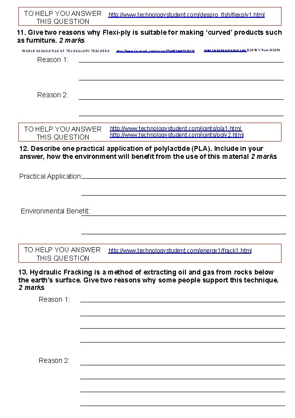 TO HELP YOU ANSWER http: //www. technologystudent. com/despro_ﬂsh/ﬂexply 1. html THIS QUESTION 11. Give