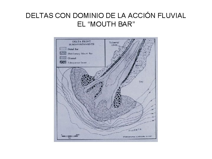 DELTAS CON DOMINIO DE LA ACCIÓN FLUVIAL EL “MOUTH BAR” 