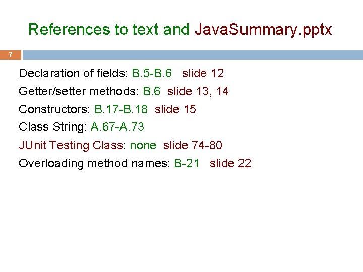 1 CSENGRD 2110 SPRING 2015 Lecture 3 Fields