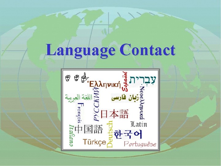Language Contact 