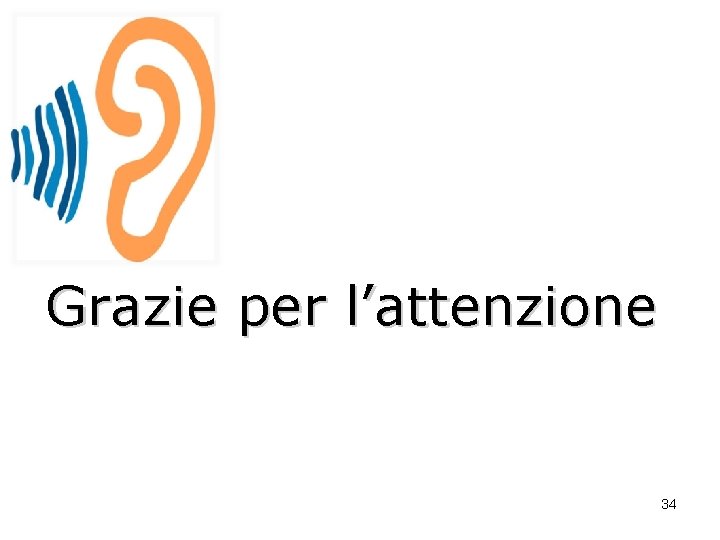 Grazie per l’attenzione 34 