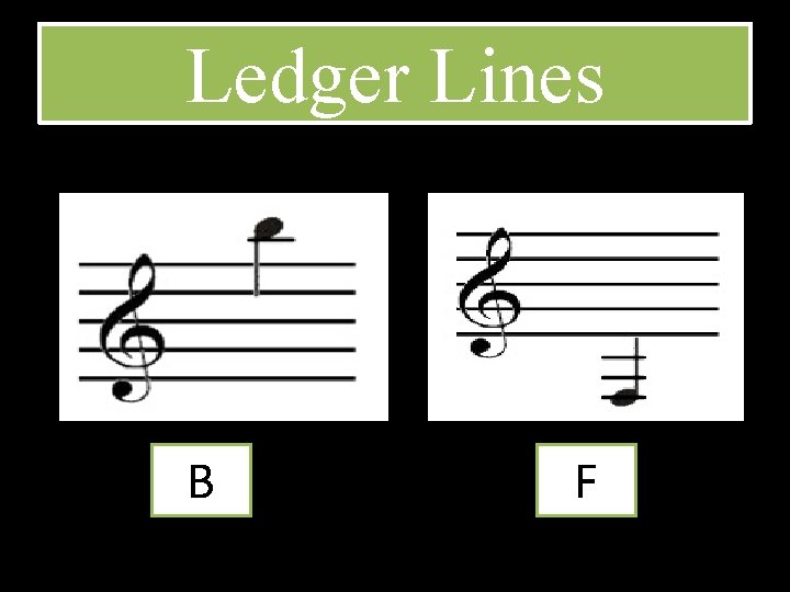 Ledger Lines B F 