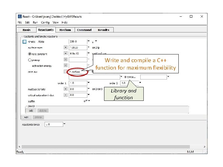 Write and compile a C++ function for maximum flexibility Library and function 