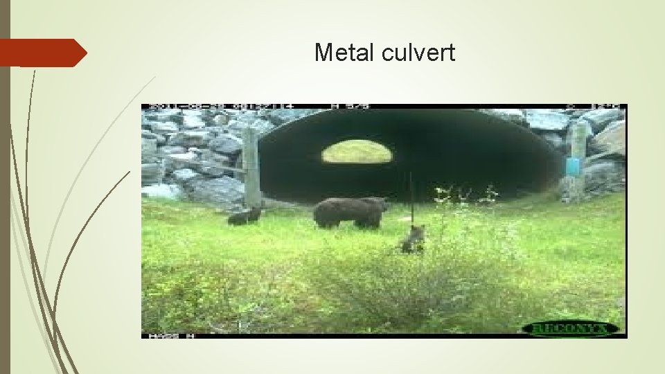 Metal culvert 