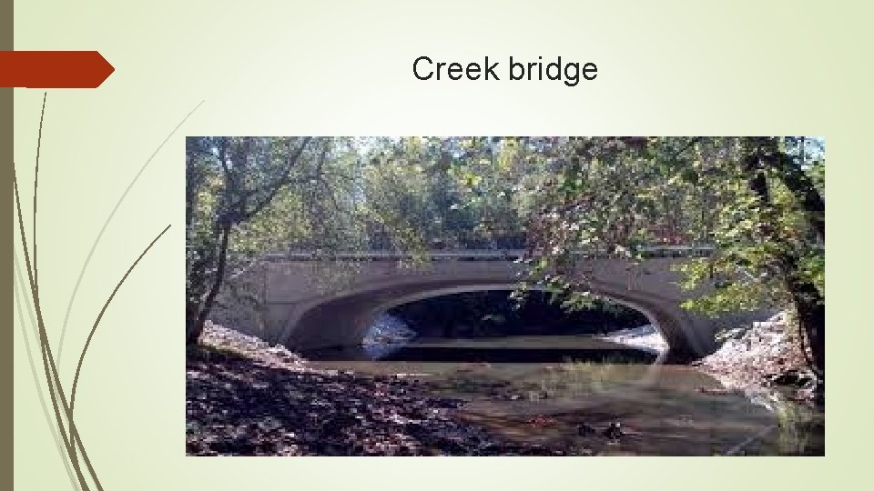 Creek bridge 