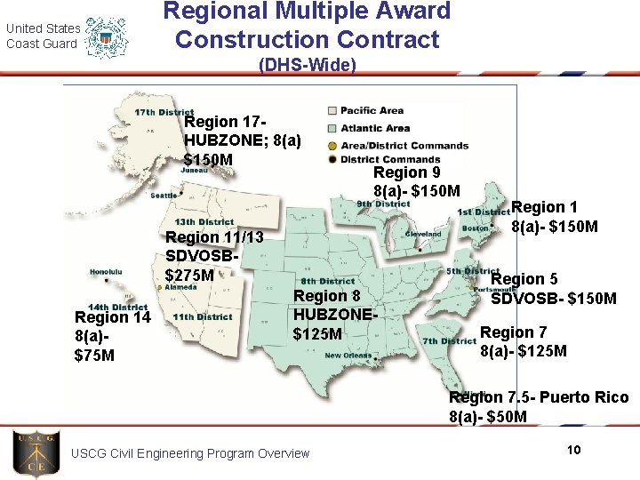 United States Coast Guard Regional Multiple Award Construction Contract (DHS-Wide) Region 17 HUBZONE; 8(a)