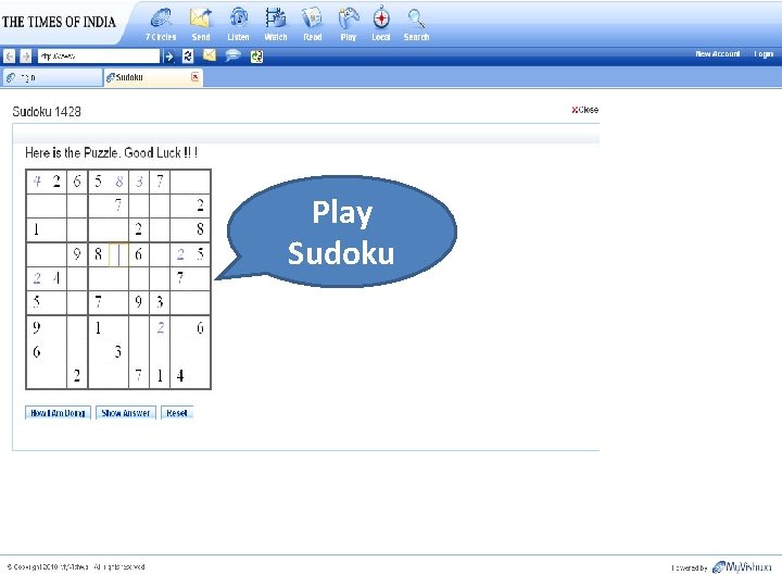 Play Sudoku 