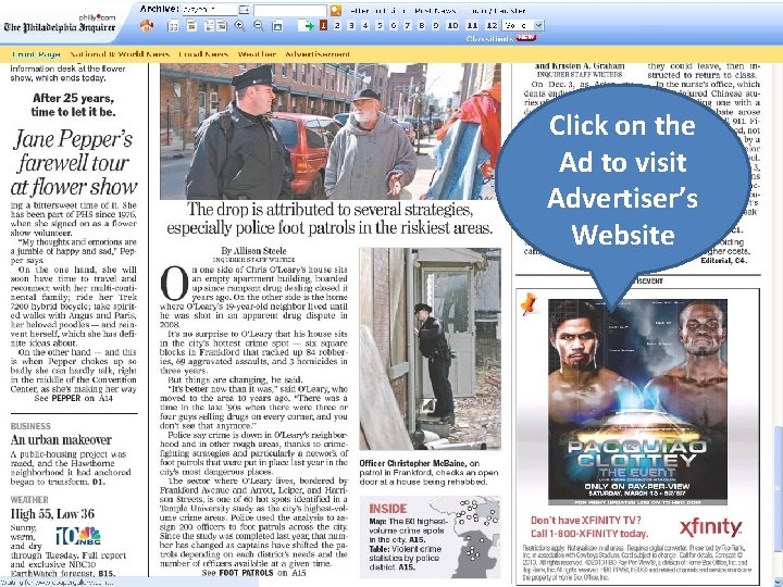 Click on the Ad to visit Advertiser’s Website 