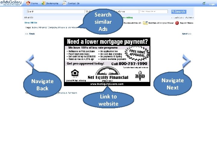 Search similar Ads Navigate Next Navigate Back Link to website 