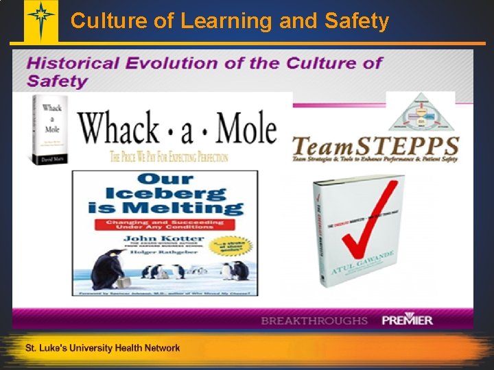 Culture of Learning and Safety 