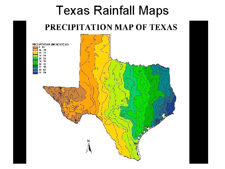 Texas Rainfall Maps 