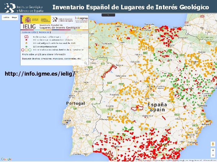 Inventario Español de Lugares de Interés Geológico http: //info. igme. es/ielig/ 32 