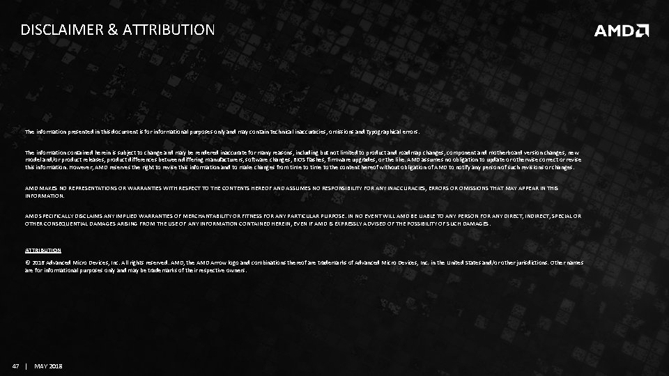 DISCLAIMER & ATTRIBUTION The information presented in this document is for informational purposes only DISCLAIMER & ATTRIBUTION The information presented in this document is for informational purposes only