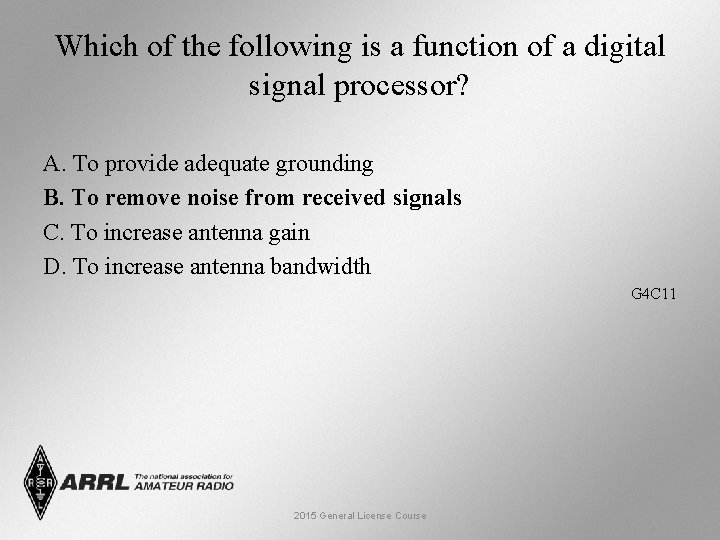Which of the following is a function of a digital signal processor? A. To
