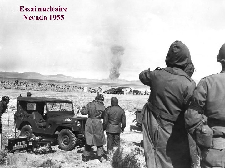 Essai nucléaire Nevada 1955 