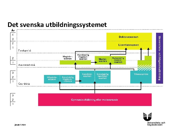 Det svenska utbildningssystemet januari 2015 