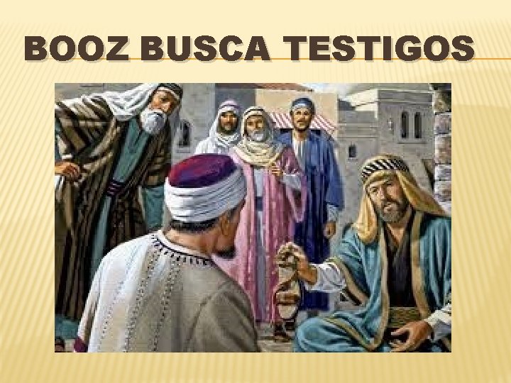 BOOZ BUSCA TESTIGOS 