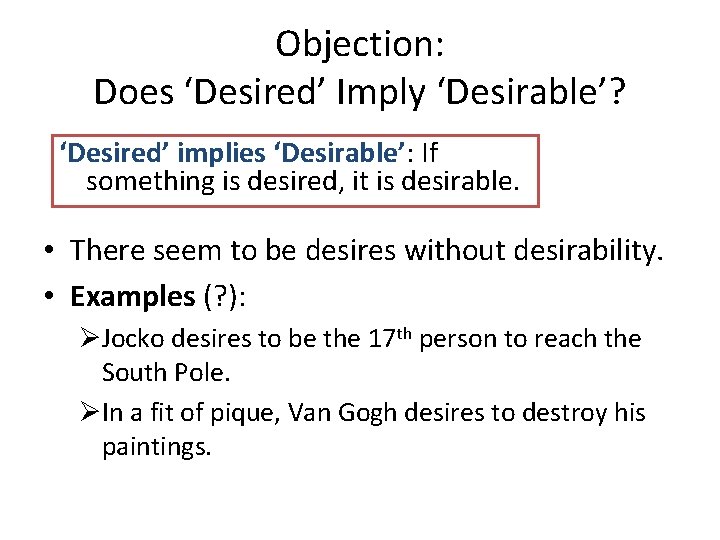 Impermissible Example Morality and Consequences Agenda Our Question Different Kinds