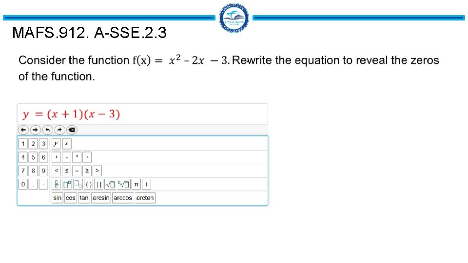 MAFS. 912. A-SSE. 2. 3 MAFS. 912. A-SSE. 2. 3
