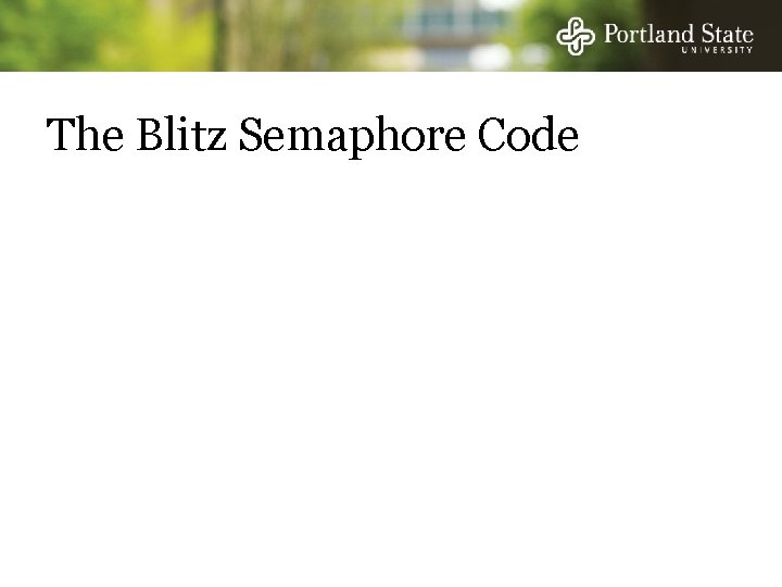 The Blitz Semaphore Code 