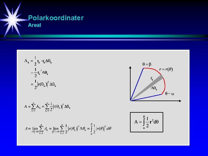 Polarkoordinater Areal 