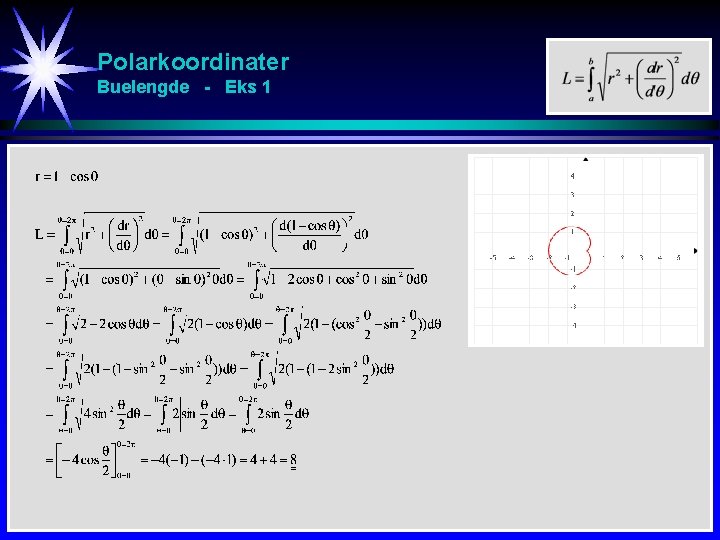 Polarkoordinater Buelengde - Eks 1 