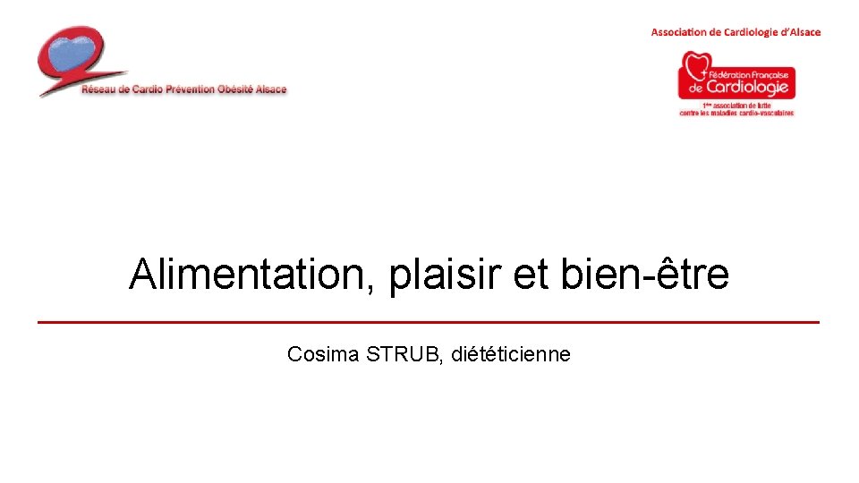 Alimentation, plaisir et bien-être Cosima STRUB, diététicienne 