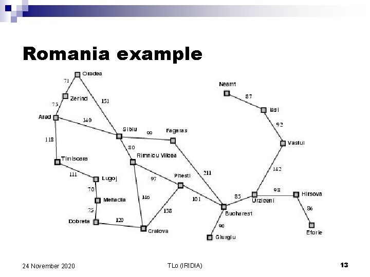 Romania example 24 November 2020 TLo (IRIDIA) 13 