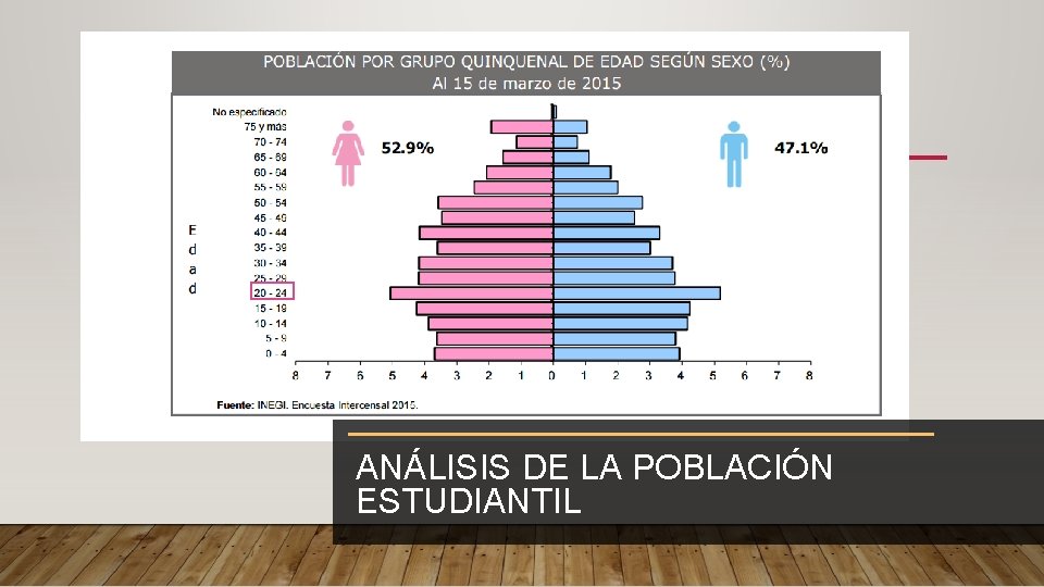 ANÁLISIS DE LA POBLACIÓN ESTUDIANTIL 