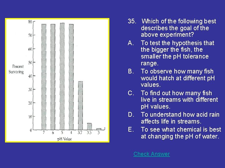 35. Which of the following best describes the goal of the above experiment? A. 35. Which of the following best describes the goal of the above experiment? A.