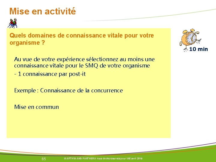 Mise en activité Quels domaines de connaissance vitale pour votre organisme ? Au vue Mise en activité Quels domaines de connaissance vitale pour votre organisme ? Au vue